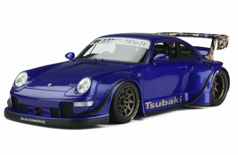 1:18 Porsche 911 993 RWB Tsubaki Dark Blue GT857 - GT Spirit