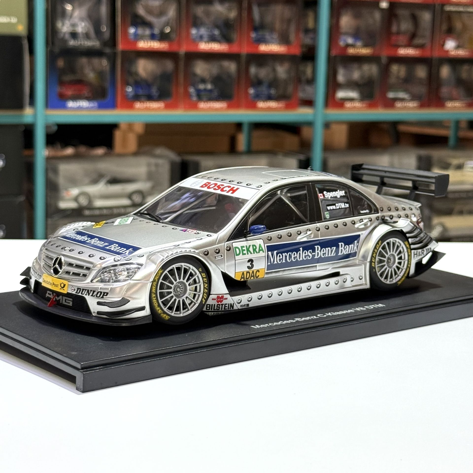 1:18 Mercedes-Benz C Class DTM 2008 Spengler 80830 - Autoart