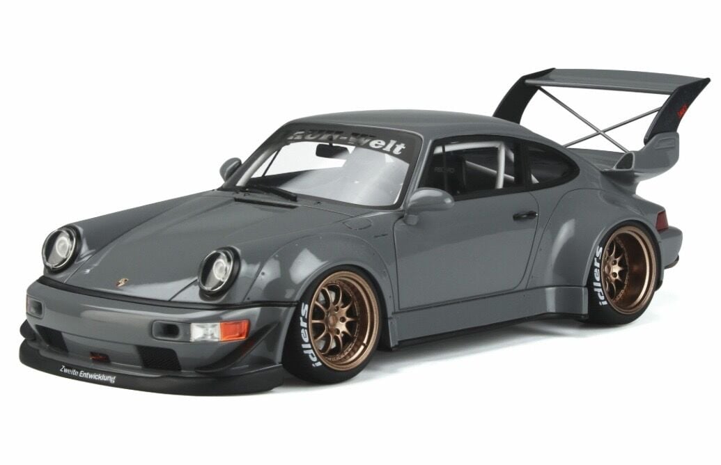 1:18 Porsche 911 964 Akiba Grey GT840 - GT Spirit
