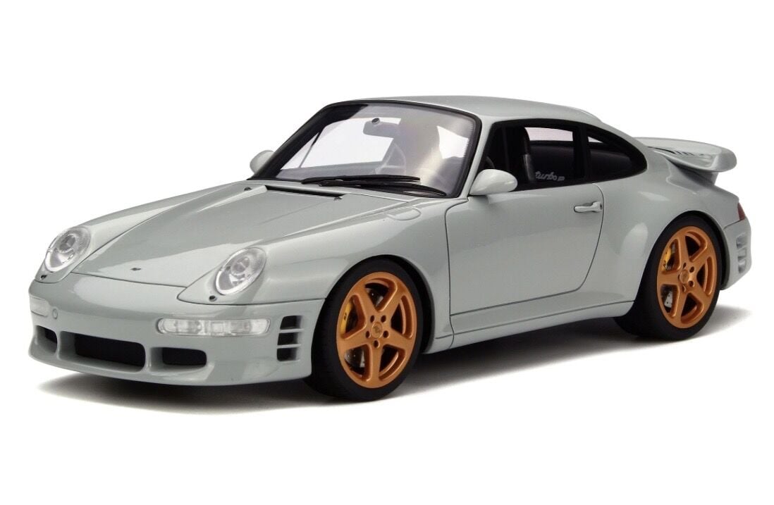 1:18 Porsche 911 993 RUF Turbo R Grey GT145 - GT Spirit