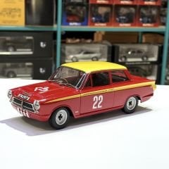 1:18 Lotus Cortina Mk1 Budapest Class Winner 1964 Red - Autoart