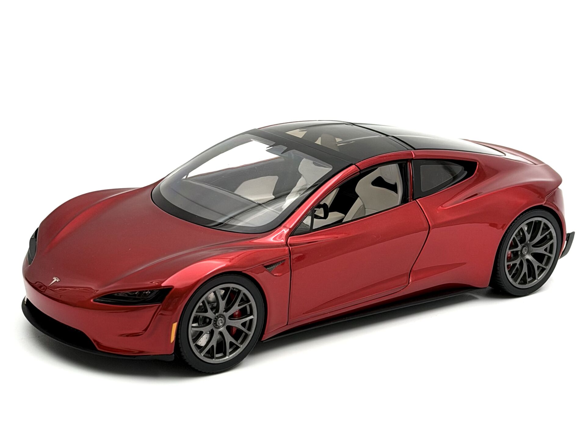 1:18 Tesla Roadster Metallic Red - Tesla Dealer Edition