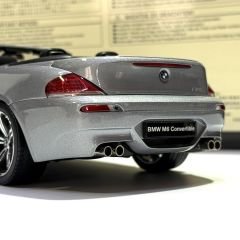 1:18 BMW M6 Convertible E64 2006 Silver - Kyosho