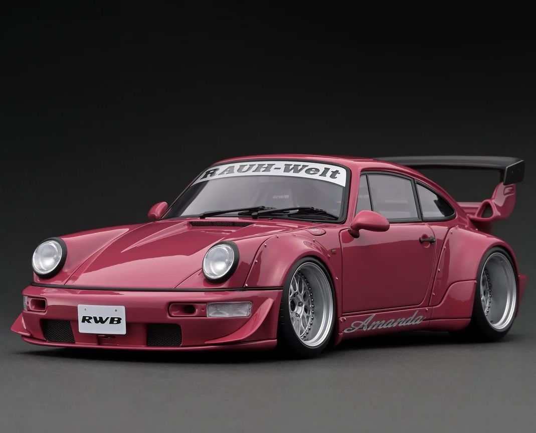 1:18 Porsche 911 RWB 964 IG2459 Amanda Pink - Ignition Model