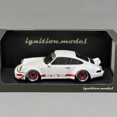 1:18 Porsche 911 964 RWB White Ducktail - Ignition Model