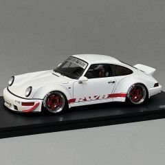 1:18 Porsche 911 964 RWB White Ducktail - Ignition Model