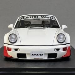 1:18 Porsche 911 964 RWB White Ducktail - Ignition Model