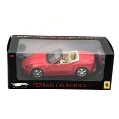 1:18 Ferrari New California Spider 2009 Red - Hot Wheels Elite