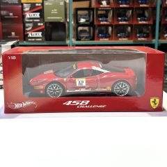 1:18 Ferrari 458 Italia Challenge 2012 Red - Hot Wheels