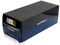 1:18 Mercedes-Maybach S Class S600 SWB White 76291 - Autoart