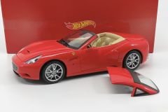 1:18 Ferrari New California Spider 2009 Red - Hot Wheels
