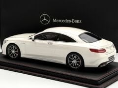 1:18 Mercedes-Benz S63 AMG Coupe Diamond White - GT Spirit