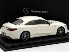 1:18 Mercedes-Benz S63 AMG Coupe Diamond White - GT Spirit