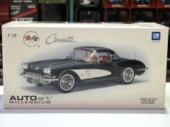 1:18 Chevrolet Corvette C1 1959 Tuxedo Black 71142 - Autoart