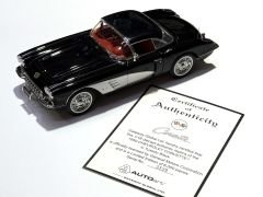1:18 Chevrolet Corvette C1 1959 Tuxedo Black 71142 - Autoart