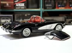 1:18 Chevrolet Corvette C1 1959 Tuxedo Black 71142 - Autoart