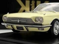 1:18 Ford Thunderbird Hardtop Coupe 1966 Yellow - KK Scale