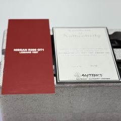 1:18 Nissan R390 GT1 Test Car Le Mans 1997 Black - Autoart Signature