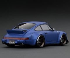 1:18 Porsche 911 RWB 964 Matte Blue IG2461 - Ignition Model
