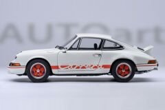 1:18 Porsche Carrera RS 2.7 Grand Prix White 1973 - Autoart