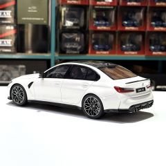 1:18 BMW M3 G80 Competition White 2021 TADİLAT - True Scale