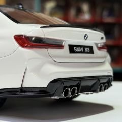 1:18 BMW M3 G80 Competition White 2021 TADİLAT - True Scale