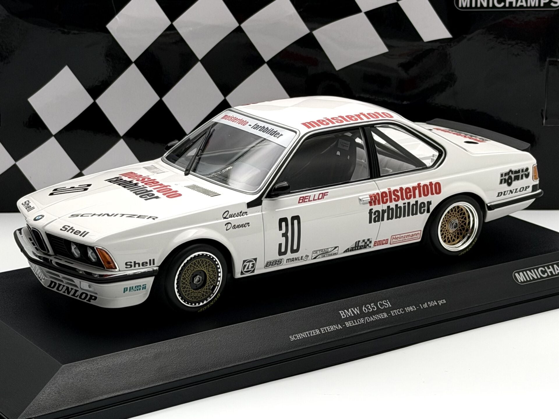 1:18 BMW 635 CSI E24 ETCC 1983 Team Schnitzer - Minichamps