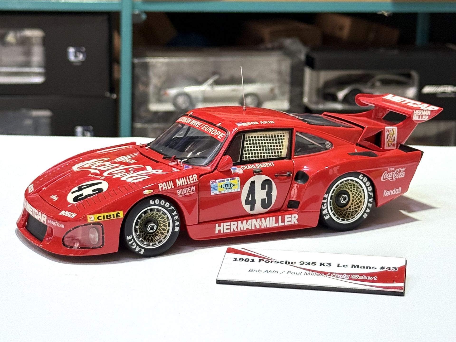 1:18 Porsche 935 K3 Coca Cola #43 Le Mans 1981 - True Scale