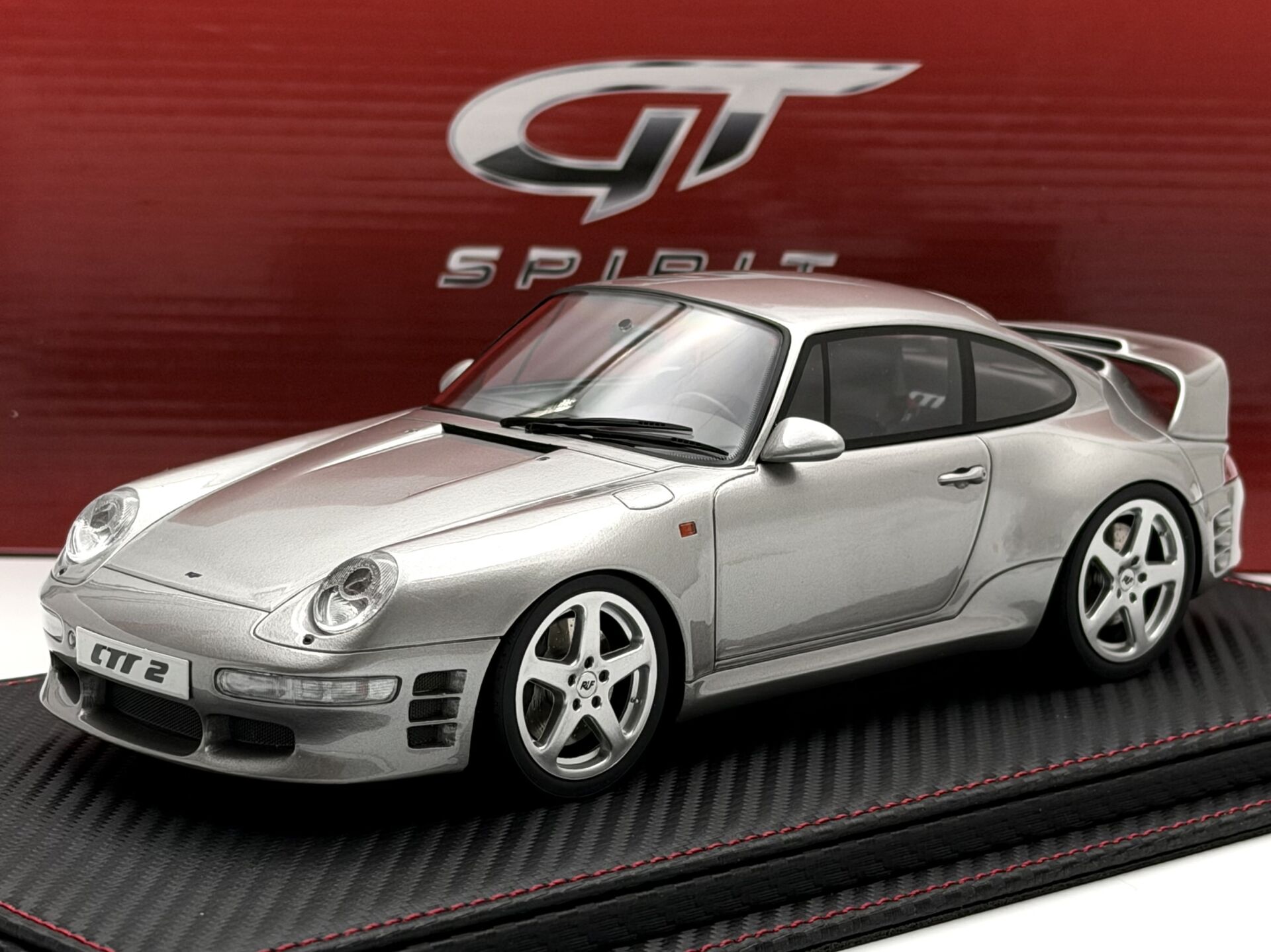 1:18 Porsche 911 993 RUF CTR 2 Silver GT080 - GT Spirit