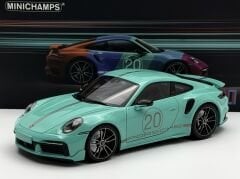 1:18 Porsche 911 992 Turbo S #20 Sport Design Green - Minichamps