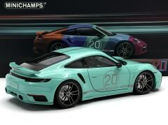 1:18 Porsche 911 992 Turbo S #20 Sport Design Green - Minichamps