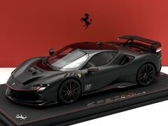 1:18 Ferrari SF90 XX Charles Leclerc Matt Black - BBR MODEL