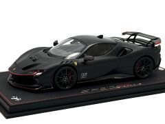 1:18 Ferrari SF90 XX Charles Leclerc Matt Black - BBR MODEL