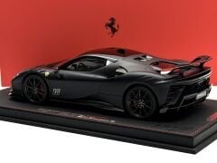 1:18 Ferrari SF90 XX Charles Leclerc Matt Black - BBR MODEL
