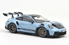 1:18 Porsche 992 GT3 RS Weissach Package 2022 Golf Blue - Norev
