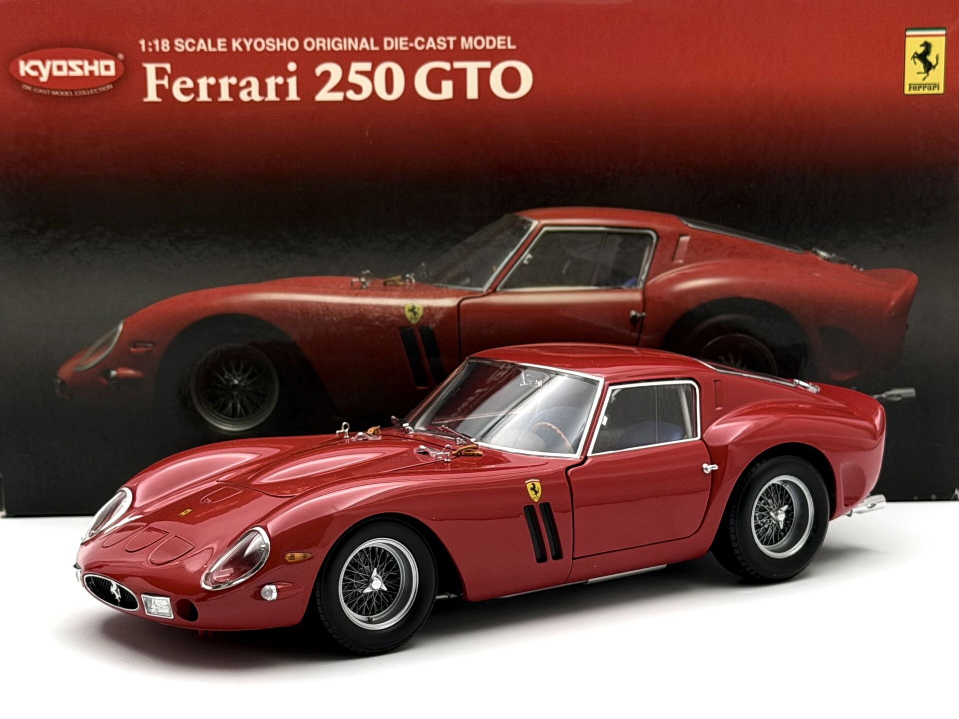 1:18 Ferrari 250 GTO Red 1962 - Kyosho Eski Seri