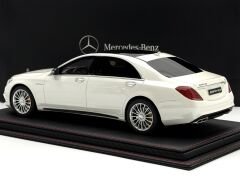 1:18 Mercedes-Benz S65 AMG Diamond White W222 - GT Spirit Dealer