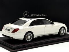 1:18 Mercedes-Benz S65 AMG Diamond White W222 - GT Spirit Dealer