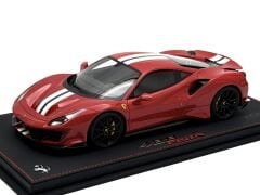 1:18 Ferrari 488 Pista Rosso Corsa Met Limited 50 pcs. - BBR Models