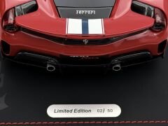 1:18 Ferrari 488 Pista Rosso Corsa Met Limited 50 pcs. - BBR Models