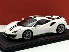 1:18 Ferrari 488 Pista Bianco Italia Limited 32 pcs. - BBR Models