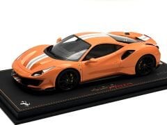 1:18 Ferrari 488 Pista Honda Orange Limited 10 pcs. - BBR Models