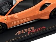 1:18 Ferrari 488 Pista Honda Orange Limited 10 pcs. - BBR Models