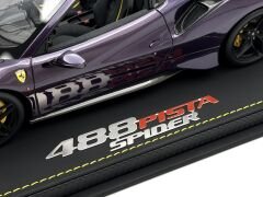 1:18 Ferrari 488 Pista Spider Hong Kong Violet Limited 24 pcs. - BBR Models