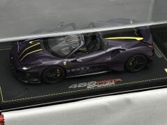 1:18 Ferrari 488 Pista Spider Hong Kong Violet Limited 24 pcs. - BBR Models