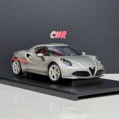 1:18 Alfa Romeo 4C Grigio Basalto 2013 - Autoart