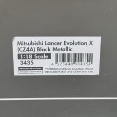1:18 Mitsubishi Lancer Evo X Final Edition Ralliart - Ignition