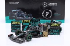 1:18 Mercedes-AMG W11 Hamilton 7 Time World Champion - Minichamps