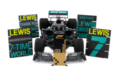 1:18 Mercedes-AMG W11 Hamilton 7 Time World Champion - Minichamps