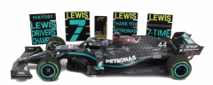 1:18 Mercedes-AMG W11 Hamilton 7 Time World Champion - Minichamps